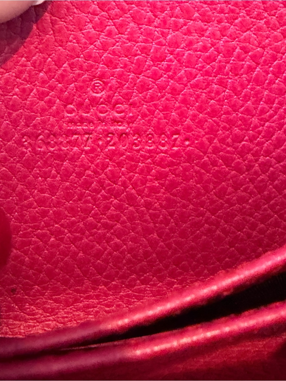 Gucci Hot Pink Leather Zip Around Compact Wallet with Gold Hardware and COA - Picture 13 of 17